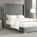 Cadwell E.King, Queen, & Full Bed White, Gray, & Black - Dream Home Furniture & Mattress (Waite Park, MN)
