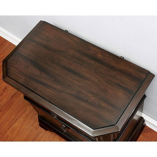 Calliope Espresso Night Stand - Dream Home Furniture & Mattress (Waite Park, MN)