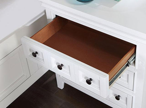 CASTILE Night Stand w/ USB, White - Dream Home Furniture & Mattress (Waite Park, MN)