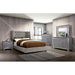 Cayla Cal.King, E.King, & Queen Bed Silver & Grey - Dream Home Furniture & Mattress (Waite Park, MN)