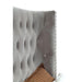 Cayla Cal.King, E.King, & Queen Bed Silver & Grey - Dream Home Furniture & Mattress (Waite Park, MN)