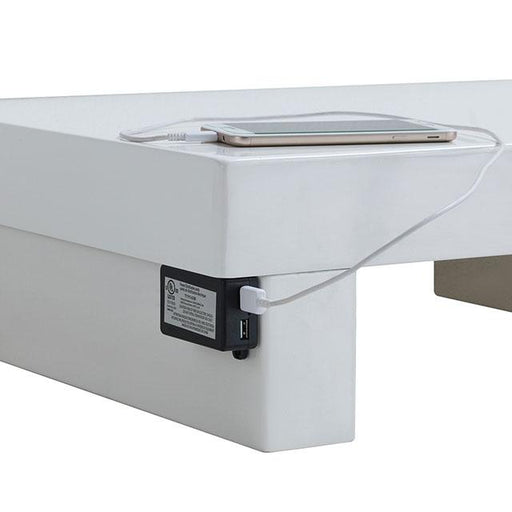 Christie Glossy White Dresser - Dream Home Furniture & Mattress (Waite Park, MN)