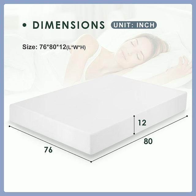 Artemisia 12" Memory Foam Mattress - Dream Home Furniture & Mattress (Waite Park, MN)