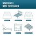 Artemisia 6" Memory Foam Mattress White - Dream Home Furniture & Mattress (Waite Park, MN)