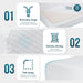 Artemisia 6" Memory Foam Mattress White - Dream Home Furniture & Mattress (Waite Park, MN)