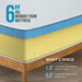 Artemisia 6" Memory Foam Mattress White - Dream Home Furniture & Mattress (Waite Park, MN)