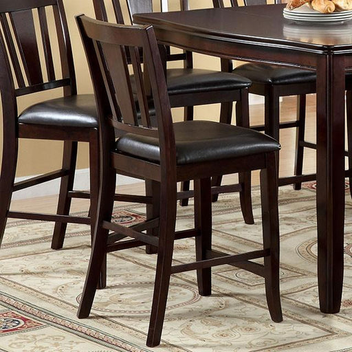 Edgewood II Espresso Square Counter Ht. Table - Dream Home Furniture & Mattress (Waite Park, MN)