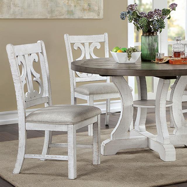 Auletta Transitional Round Dining Table - Dream Home Furniture & Mattress (Waite Park, MN)