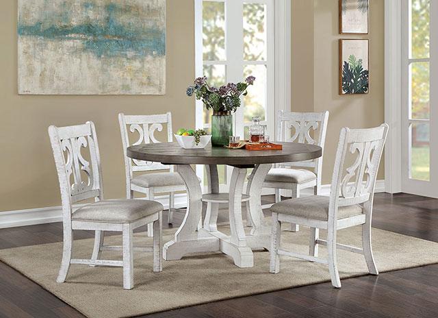 Auletta Transitional Round Dining Table - Dream Home Furniture & Mattress (Waite Park, MN)