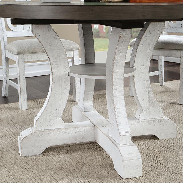 Auletta Transitional Round Dining Table - Dream Home Furniture & Mattress (Waite Park, MN)