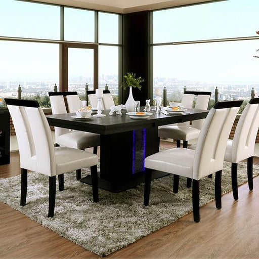 Evangeline Black/Beige Dining Table - Dream Home Furniture & Mattress (Waite Park, MN)