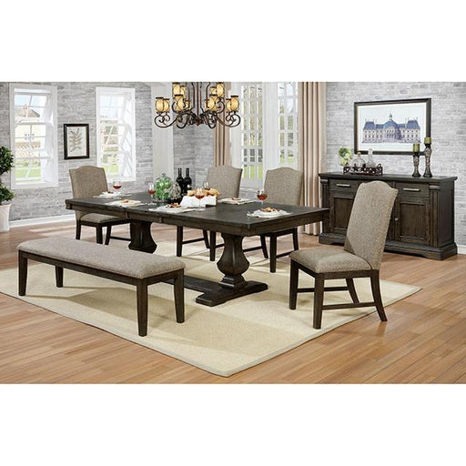 Faulk Dining Table Set with Bench - Dream Home Furniture & Mattress (Waite Park, MN)