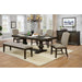 Faulk Dining Table Set with Bench - Dream Home Furniture & Mattress (Waite Park, MN)
