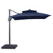 Fida 8 Ft Square Umbrella w/ Double Top + 37" Large Base - Dream Home Furniture & Mattress (Waite Park, MN)