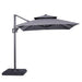 Fida 8 Ft Square Umbrella w/ Double Top + 37" Large Base - Dream Home Furniture & Mattress (Waite Park, MN)