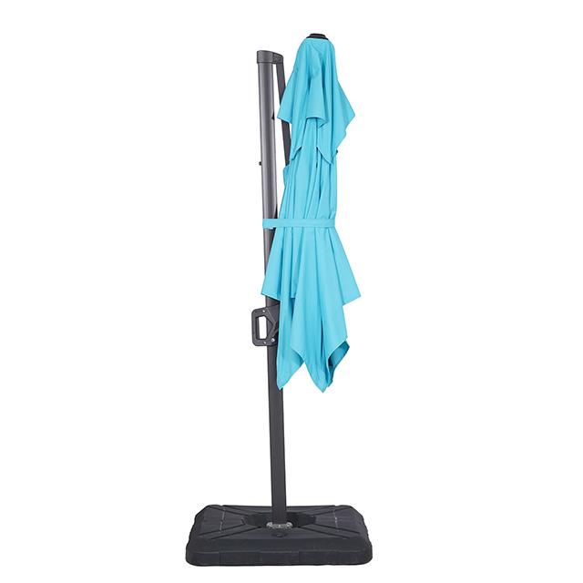 Fida 8 Ft Square Umbrella w/ Double Top + 37" Large Base - Dream Home Furniture & Mattress (Waite Park, MN)