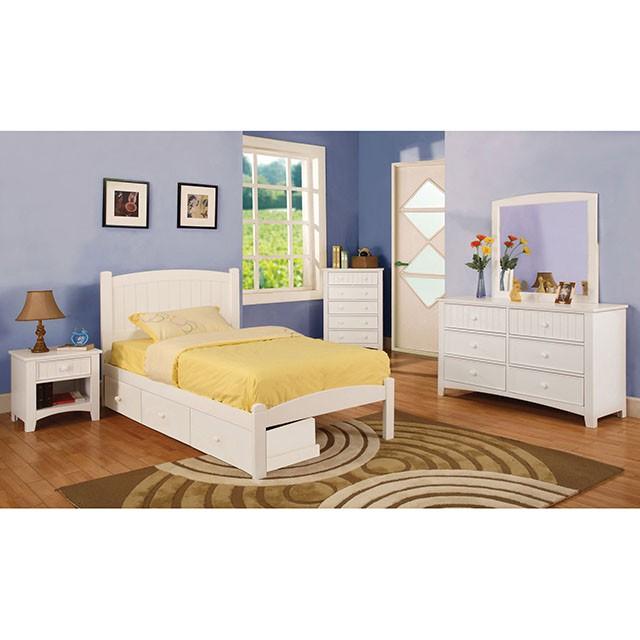 Corry White Dresser - Dream Home Furniture & Mattress (Waite Park, MN)