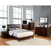 Enrico I Brown Cherry E.King Bed - Dream Home Furniture & Mattress (Waite Park, MN)