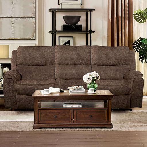 HENRICUS Sofa, Dark Brown - Dream Home Furniture & Mattress (Waite Park, MN)