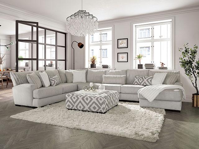 HERMISTON Ottoman, Gray - Dream Home Furniture & Mattress (Waite Park, MN)