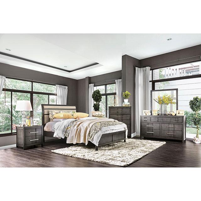 Berenice Gray Mirror - Dream Home Furniture & Mattress (Waite Park, MN)