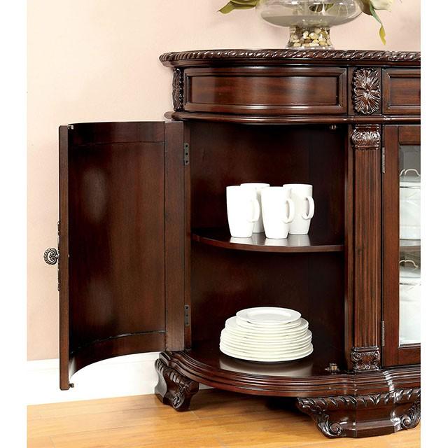 Bellagio Brown Cherry Server - Dream Home Furniture & Mattress (Waite Park, MN)