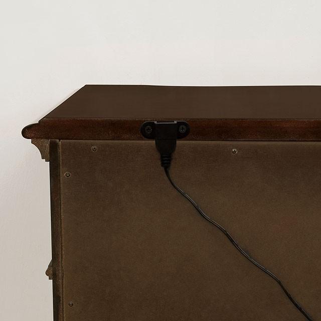 THEODOR Night Stand w/ USB Plug - Dream Home Furniture & Mattress (Waite Park, MN)