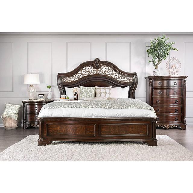 Menodora Brown Cherry Mirror - Dream Home Furniture & Mattress (Waite Park, MN)