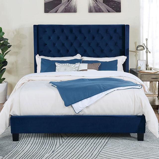 Ryleigh Bed Black, Grey, & Navy - Dream Home Furniture & Mattress (Waite Park, MN)