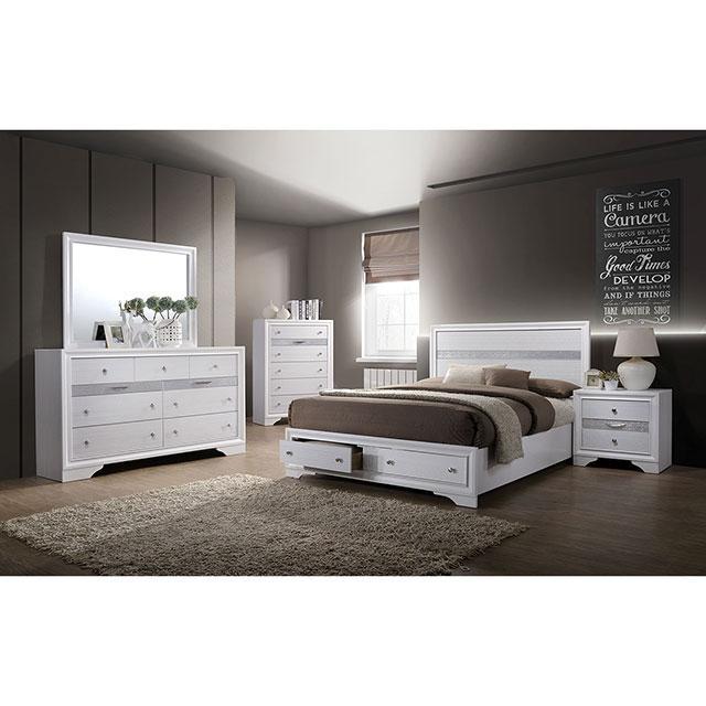 Chrissy 4 Piece & 5 Piece Queen Bedroom Set - Dream Home Furniture & Mattress (Waite Park, MN)