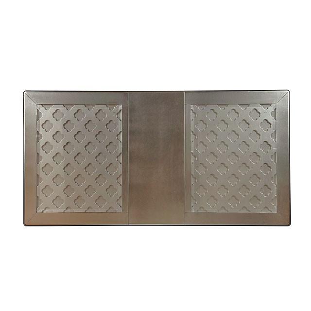 Amina Champagne Dining Table - Dream Home Furniture & Mattress (Waite Park, MN)