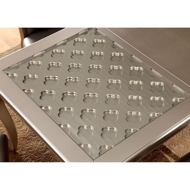 Amina Champagne Dining Table - Dream Home Furniture & Mattress (Waite Park, MN)