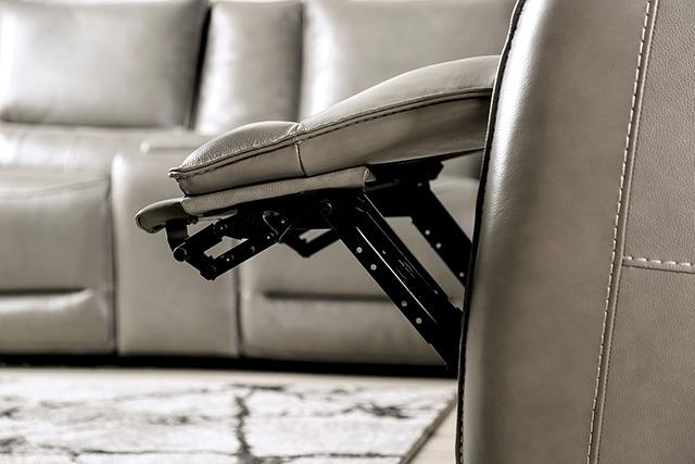 PHINEAS Power Sofa, Gray - Dream Home Furniture & Mattress (Waite Park, MN)