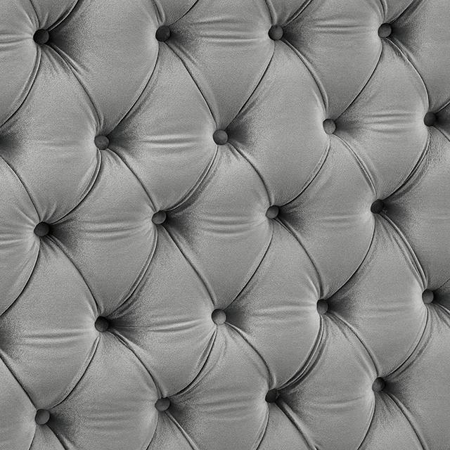 STEFANIA E.King & Queen Bed, Black & Gray