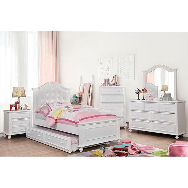 OLIVIA White Mirror - Dream Home Furniture & Mattress (Waite Park, MN)
