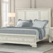 Stella Mia E.King & Queen Bed White & White - Dream Home Furniture & Mattress (Waite Park, MN)