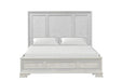 Stella Mia E.King & Queen Bed White & White - Dream Home Furniture & Mattress (Waite Park, MN)