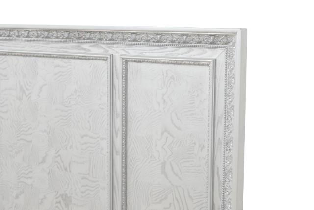 Stella Mia E.King & Queen Bed White & White - Dream Home Furniture & Mattress (Waite Park, MN)