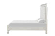Stella Mia E.King & Queen Bed White & White - Dream Home Furniture & Mattress (Waite Park, MN)