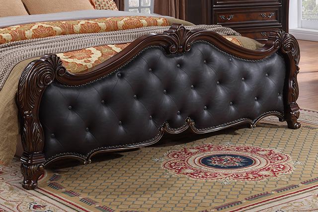 Ventresca Bed Cherry - Dream Home Furniture & Mattress (Waite Park, MN)