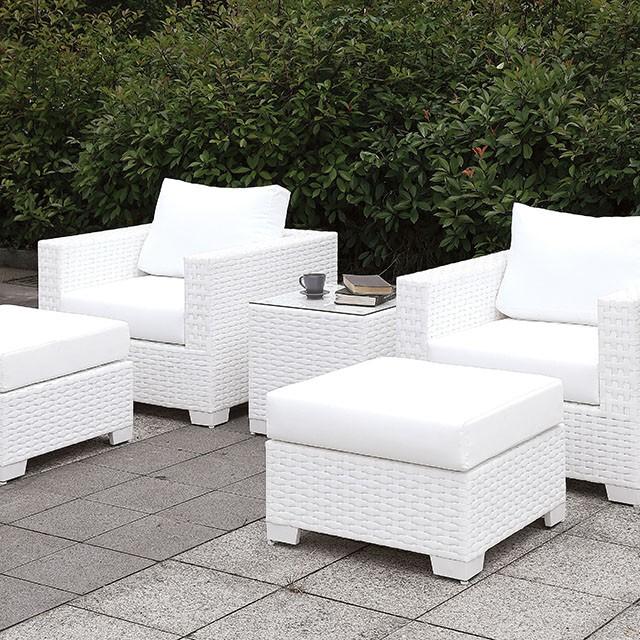 Somani 2 Chairs + 2 Ottomans + End Table - Dream Home Furniture & Mattress (Waite Park, MN)