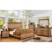 PIONEER Weathered Elm Cal.King, E.KIng, & Queen Bed - Dream Home Furniture & Mattress (Waite Park, MN)