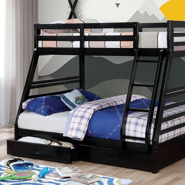 California Twin/Full Bunk Bed - Dream Home Furniture & Mattress (Waite Park, MN)