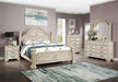 Pamphilos 4 & 5 Piece Queen Bedroom Set Gray & White - Dream Home Furniture & Mattress (Waite Park, MN)