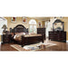Syracuse Dark Walnut E.King Bed - Dream Home Furniture & Mattress (Waite Park, MN)