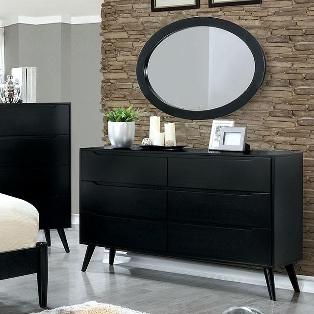 LENNART II Black Dresser - Dream Home Furniture & Mattress (Waite Park, MN)