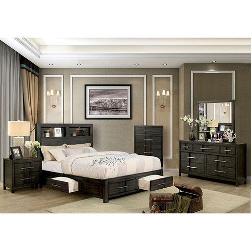 KARLA E.King Bed, Gray - Dream Home Furniture & Mattress (Waite Park, MN)