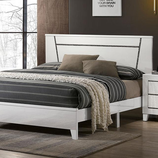 Magdeburg Bed White - Dream Home Furniture & Mattress (Waite Park, MN)