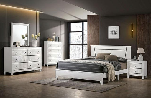 Magdeburg Bed White - Dream Home Furniture & Mattress (Waite Park, MN)