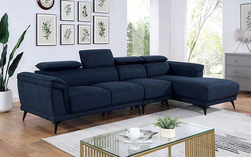 NAPANEE Sectional, Navy - Dream Home Furniture & Mattress (Waite Park, MN)